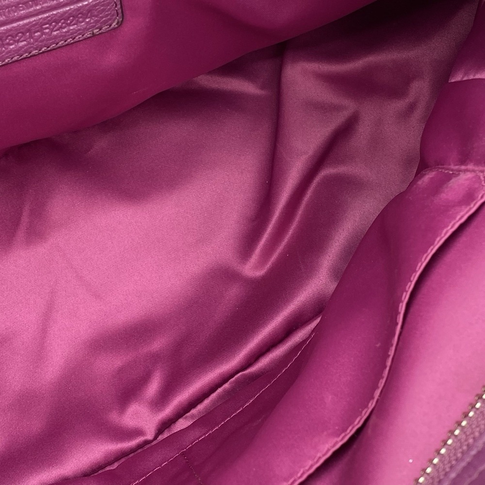 Coach Park Carrie‎ Purple Leather Satchel Tote Shoulder Bag F23284 - Picture 14 of 16